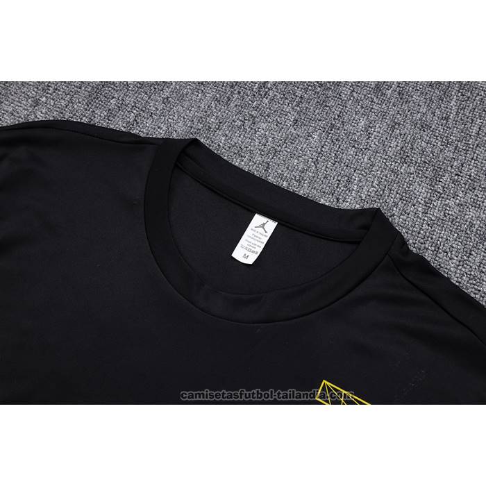 Chandal del Paris Saint-Germain Jordan Manga Corta 23/24 Negro - Pantalon Corto